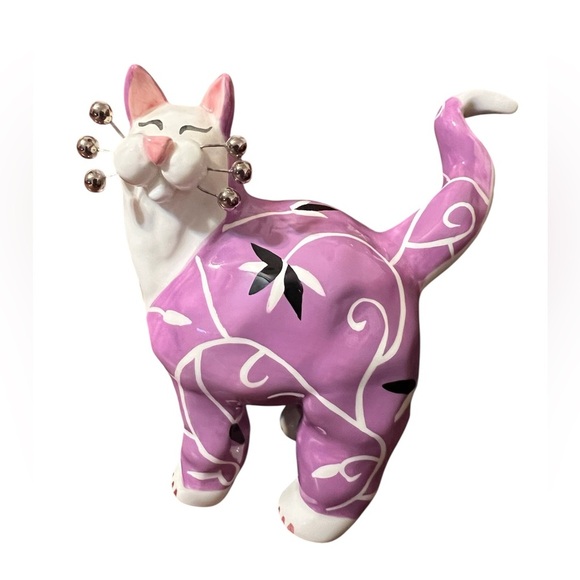 Amy Lacombe Whimsiclay
Purple Cat Figurine 2003
Annaco Creations #24805 - Picture 1 of 5